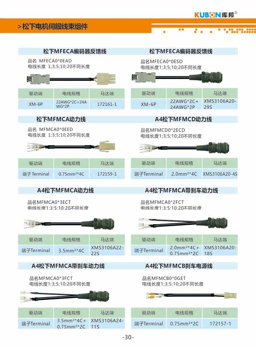 松下伺服动力线(图2)