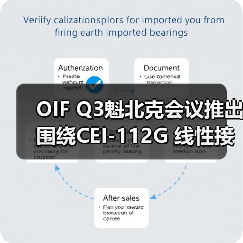 OIF Q3魁北克会议推出围绕CEI-112G 线性接口以及CMIS新IA（图2）