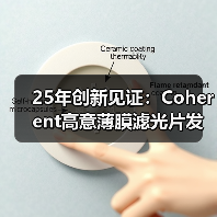 25年创新见证:Coherent高意薄膜滤光片发货量突破5000万大关 25年创新见证:Coherent高意薄膜滤光片发货量突破5000万大关
