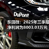 东田微：2025年三季报净利润为8003.03万元（图4）