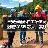 三安光通讯自主研发宽温域VCSEL芯片，实现超宽温域稳定输出（图1）