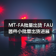 MT-FA批量出货 FAU器件小批量出货进展 MT-FA批量出货 FAU器件小批量出货进展