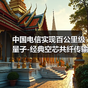 中国电信实现百公里级量子-经典空芯共纤传输突破(图3) 中国电信实现百公里级量子-经典空芯共纤传输突破(图3)