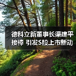 德科立新董事长渠建平接棒 引发S股上市新动向（图2）