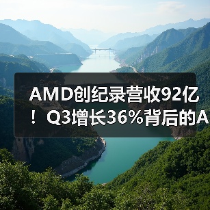 AMD创纪录营收92亿!Q3增长36%背后的AI布局揭秘(图4) AMD创纪录营收92亿!Q3增长36%背后的AI布局揭秘(图4)