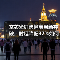 空芯光纤跨境商用新突破,时延降低32%如何实现? 空芯光纤跨境商用新突破,时延降低32%如何实现?