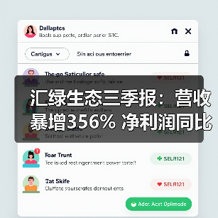 汇绿生态三季报:营收暴增356% 净利润同比下滑96% 汇绿生态三季报:营收暴增356% 净利润同比下滑96%