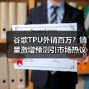 谷歌TPU外销百万?销量激增预测引市场热议(图2) 谷歌TPU外销百万?销量激增预测引市场热议(图2)