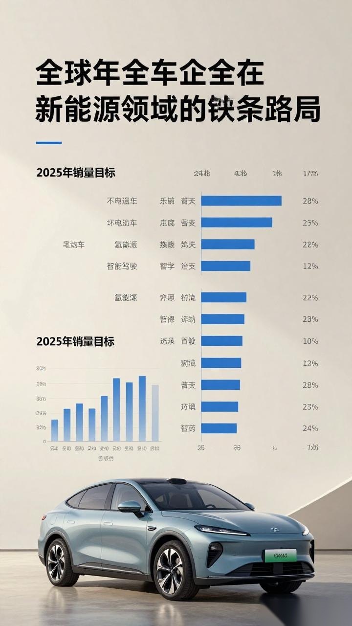 全球车企新能源战略布局与2025年销量目标分析(图3) 全球车企新能源战略布局与2025年销量目标分析