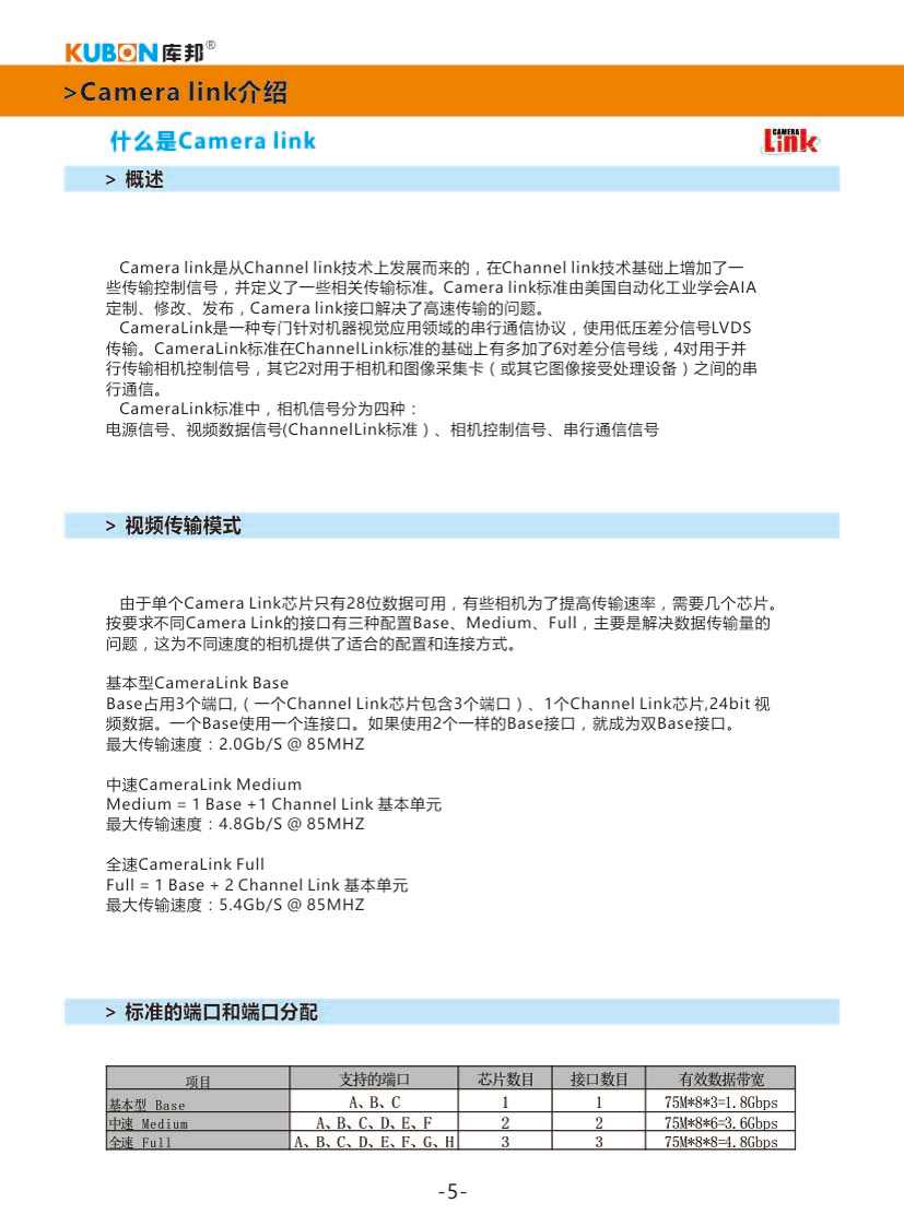 Camealink POCL(供电型）